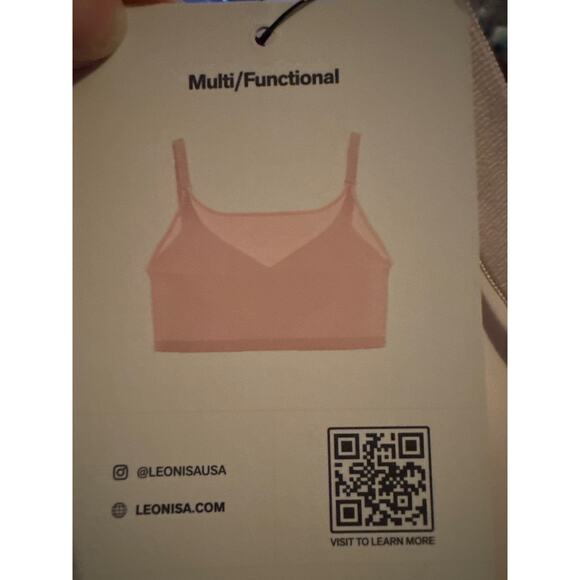 Brand New Leonisa Women's Size 36 Nude Tan Multi Functional Back Support Bra - Picture 8 of 9